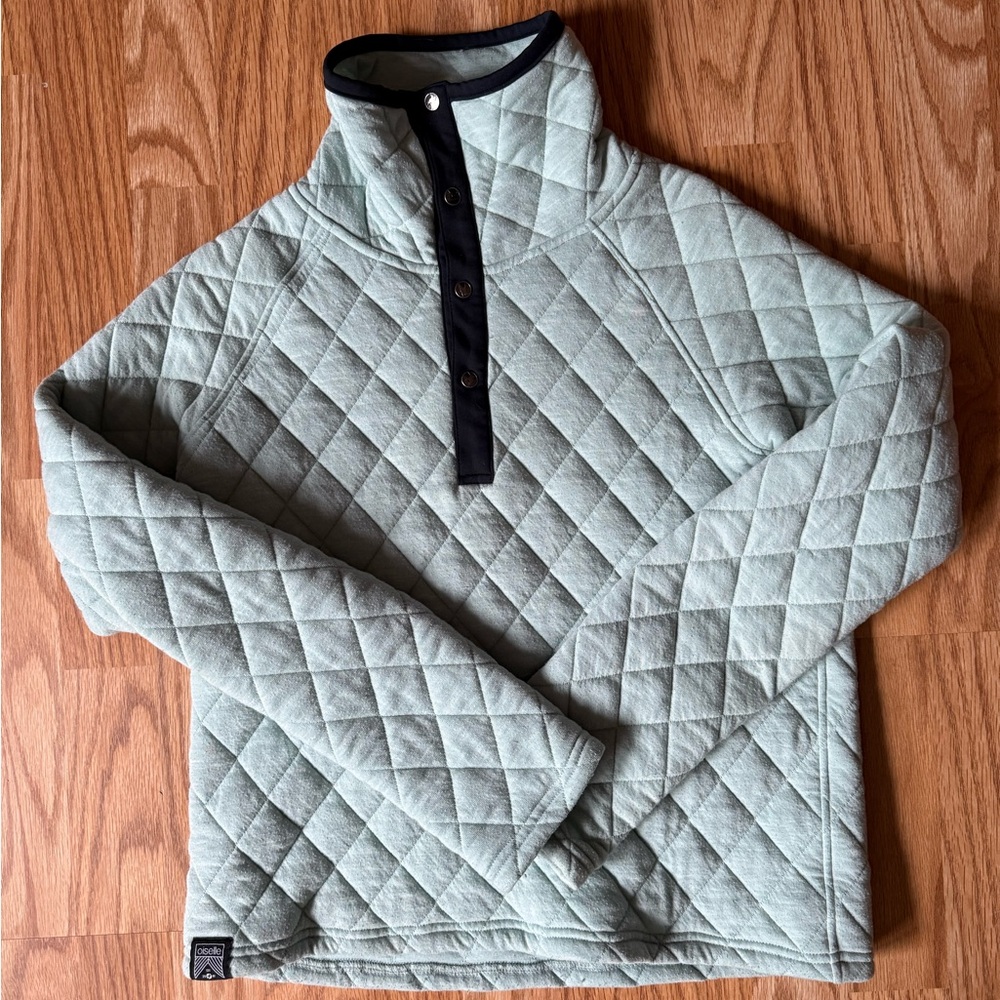 Oiselle Quilted Lauren Snap Pullover